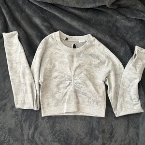 Gymshark Adapt Camo Long Sleeve Cropped Top - M